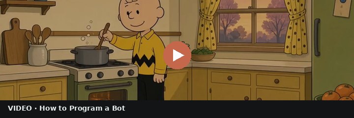 Video cover — How to Program a Bot on X